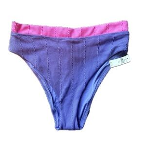 Aerie High Cut Cheeky Bikini Bottom Large